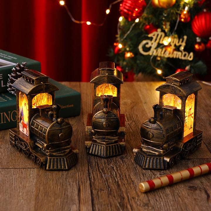 Nostalgic Christmas Train Lantern Stornfield