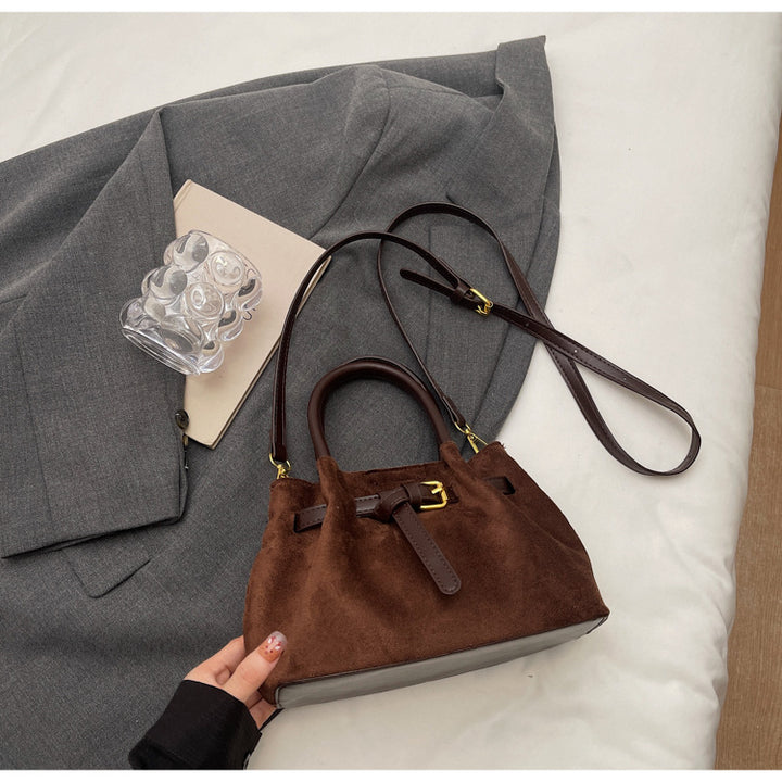 Elegant Suede Handheld Bag Stornfield