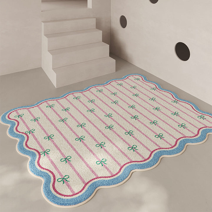 Decorative Scalloped Area Rug