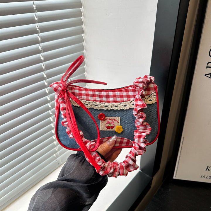 Retro Gingham Mini Crossbody Bag Stornfield