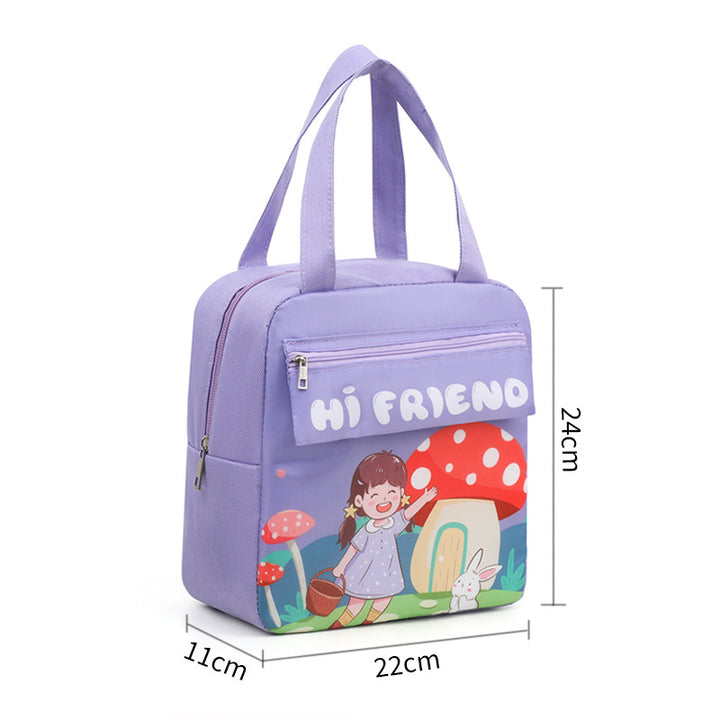 Cartoon-Themed Insulated Lunch Bag Stornfield