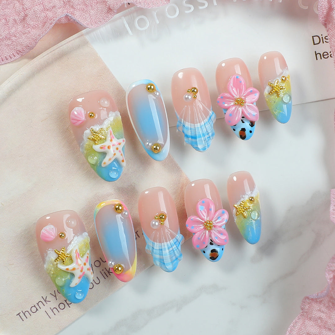 Creative Nail Art Set with Maritime Design Stornfield