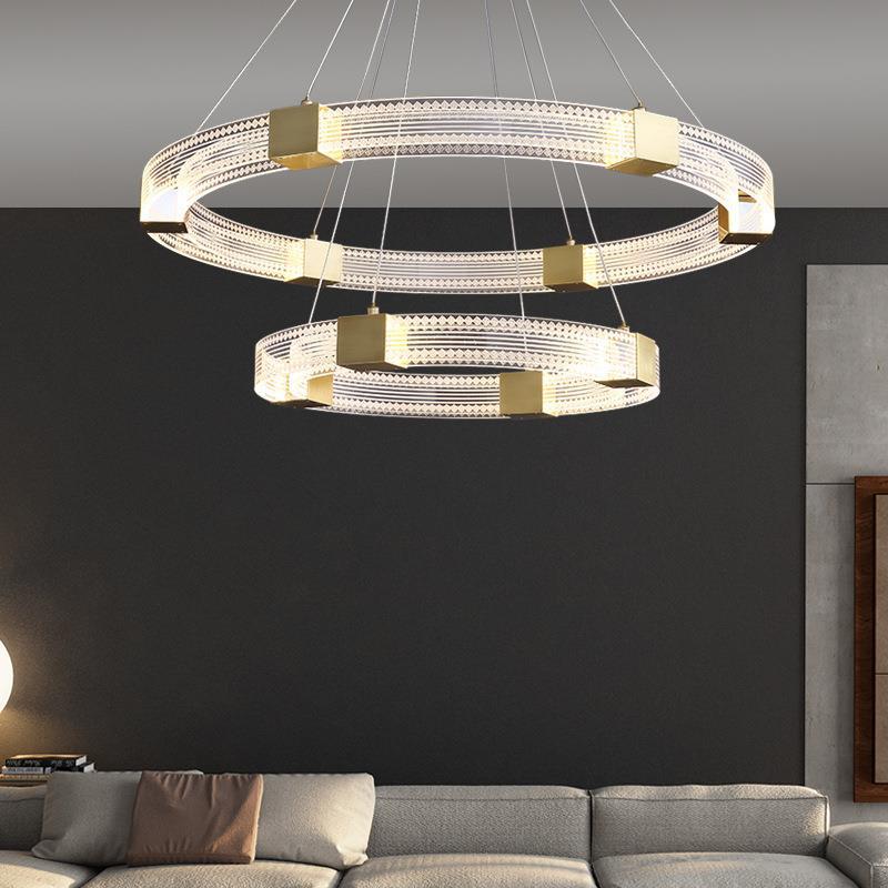 Modern Elegant Circular Pendant Light