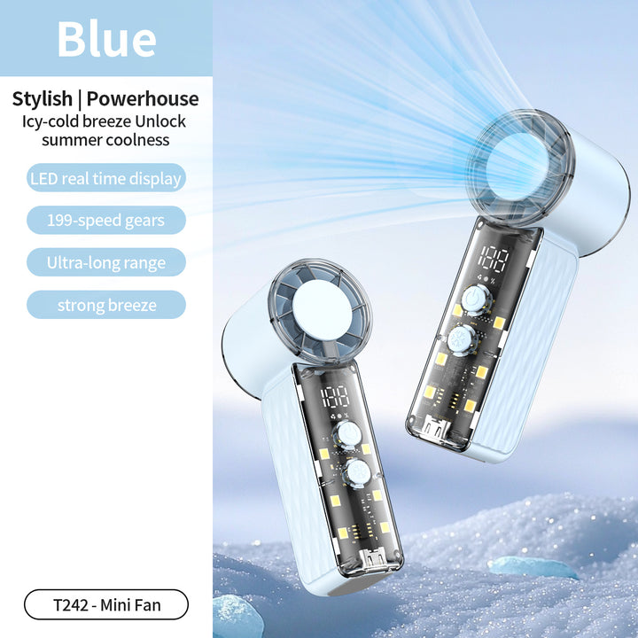 Unisex High-Performance Rechargeable Desktop Fan Stornfield