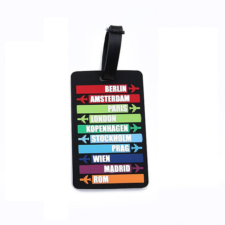 Unisex Luggage Tag with City Motifs Bowlift
