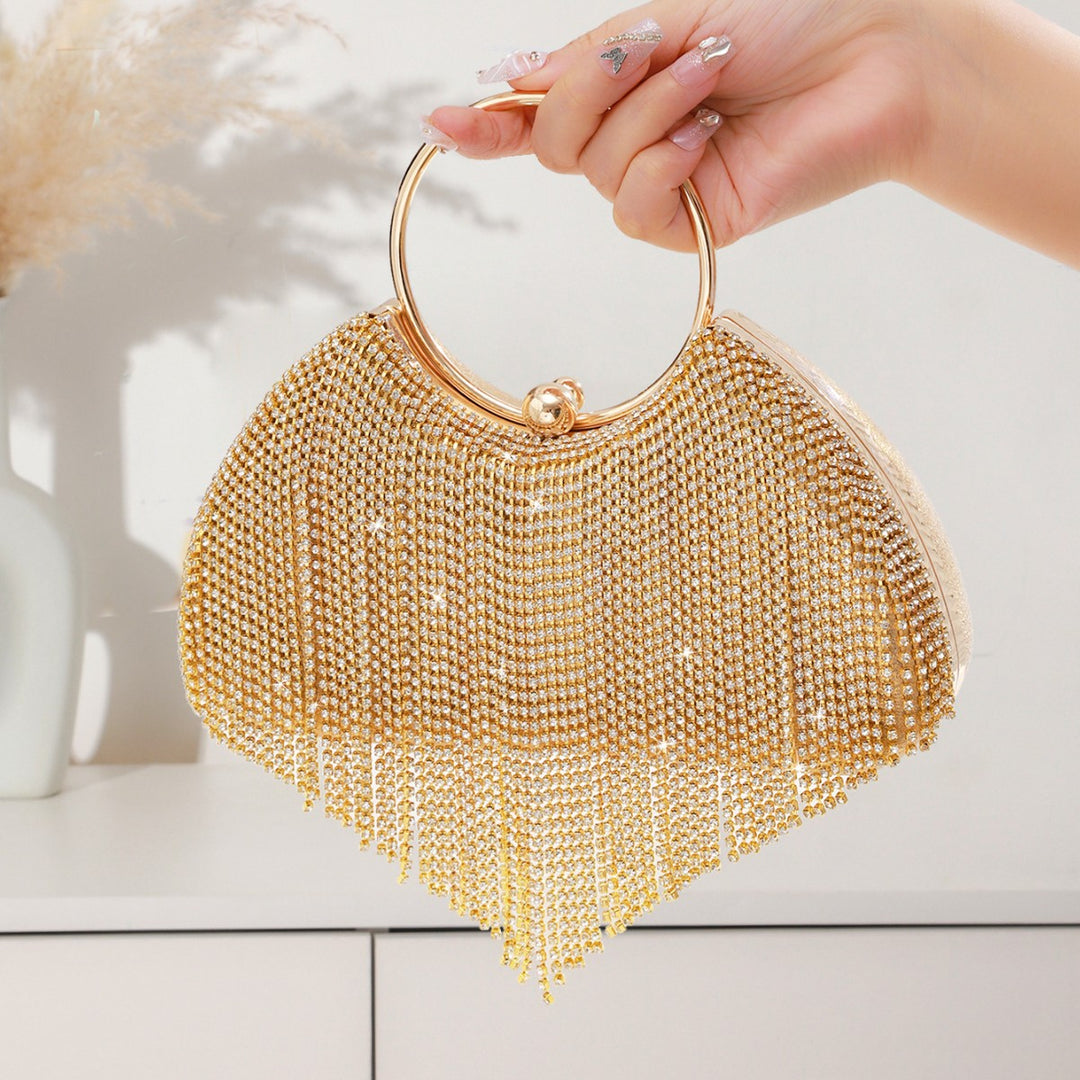 Dazzling Chain Link Evening Clutch