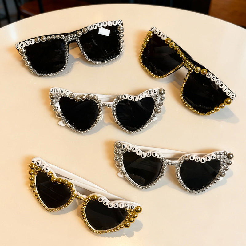 Decorative Heart-Shaped Party Sunglasses Stornfield
