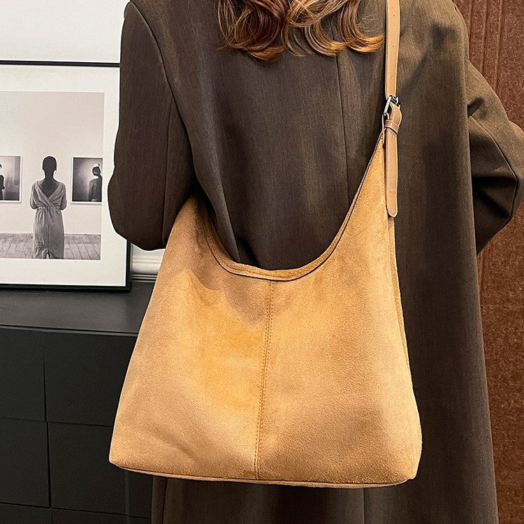 Soft Suede Hobo Shoulder Bag Stornfield