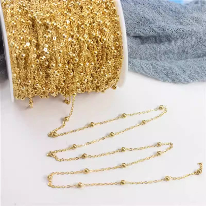 Delicate Beaded Chain Necklace Stornfield