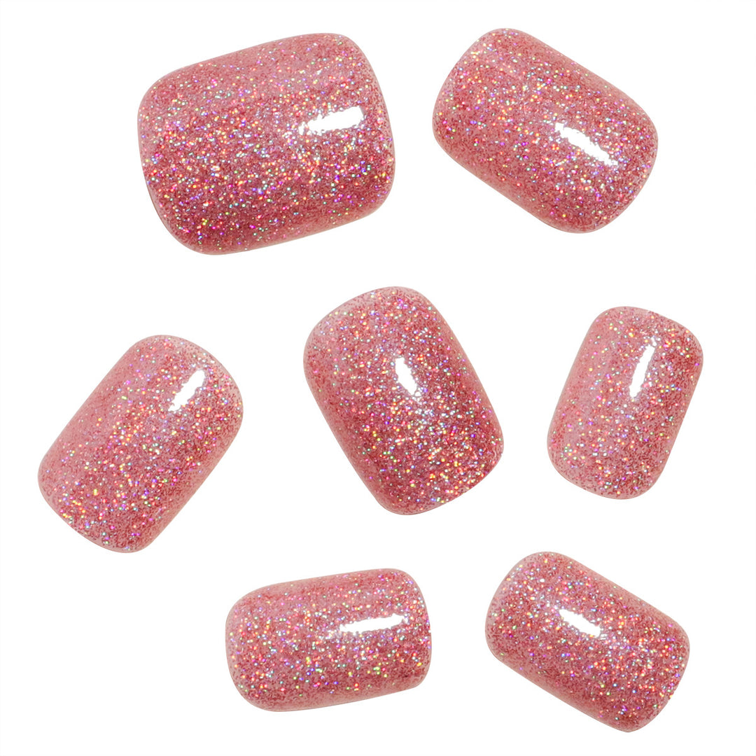 Glittery Press-On Toenail Set Stornfield