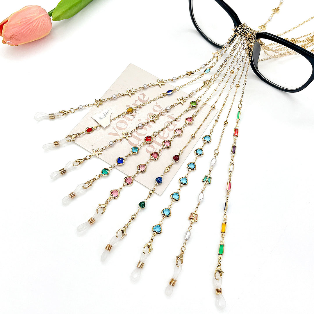 Star-Embellished Eyewear Retainer Chain Stornfield