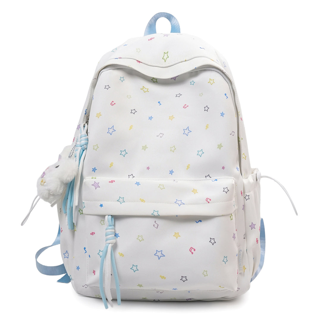 Fashionable backpack with colorful star pattern Stornfield