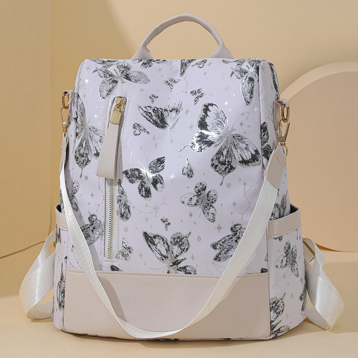 Stylish Butterfly Print Backpack Stornfield