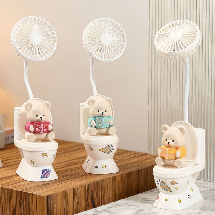 Unisex Creative Table Fan with Processed Design Stornfield