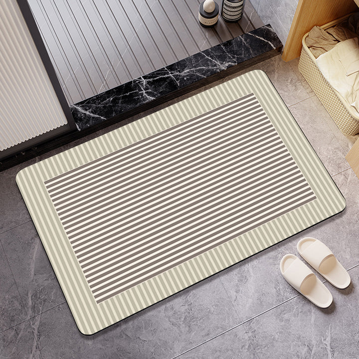 Non-Slip Modern Bath Mat Stornfield