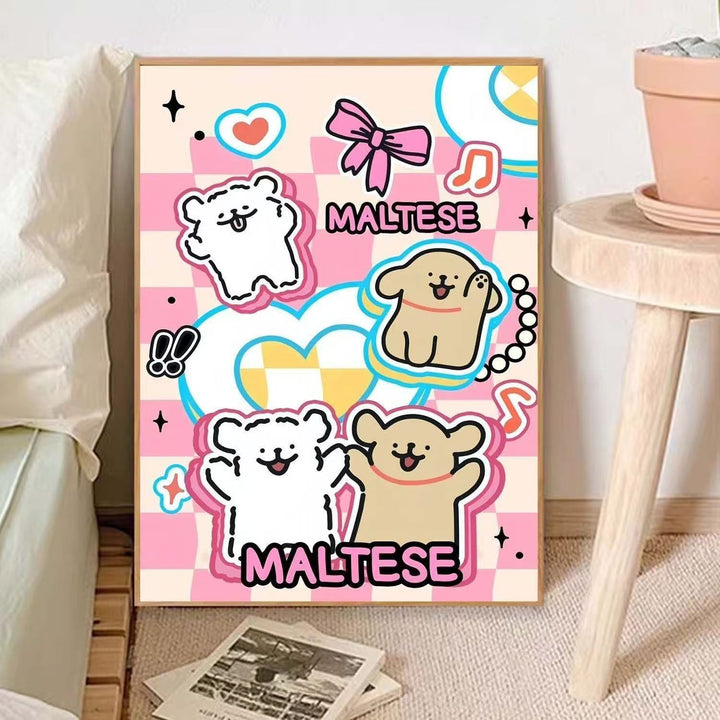 Cute Animal-Themed Illustrative Wall Art Stornfield