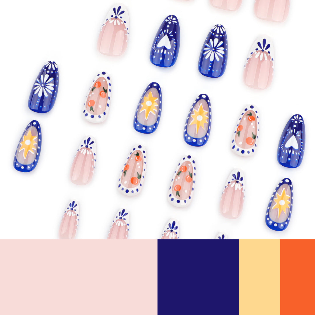 Artful Nail Art with Tropical Motifs Stornfield