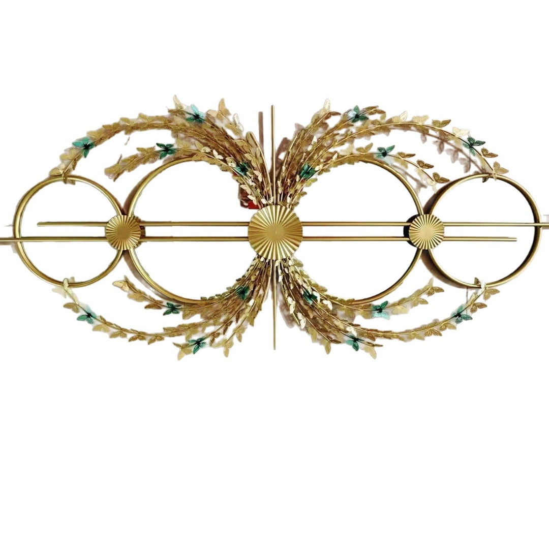 Elegant Botanical Wall Mirror with Decorative Floral Accents Stornfield