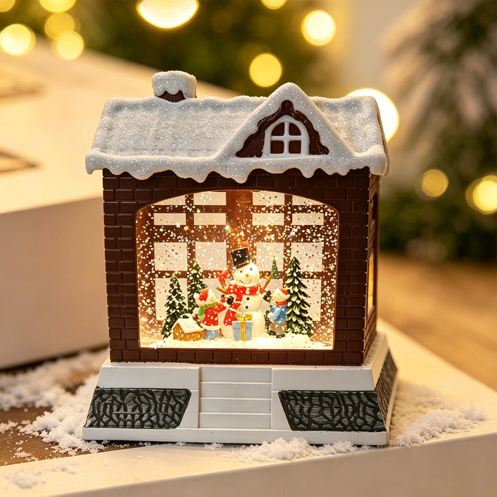 Decorative Christmas lantern with lights Stornfield