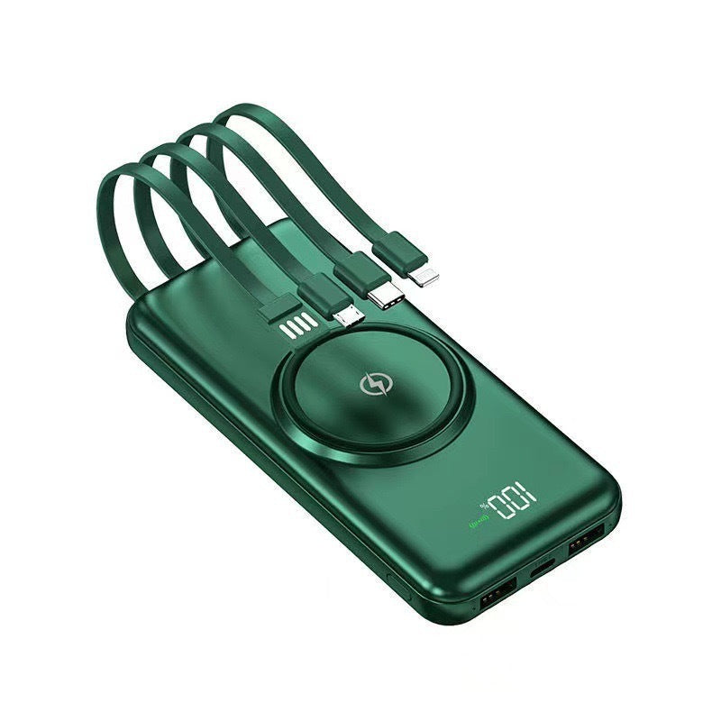 Power bank with integrated multi-charging cable for Stornfield