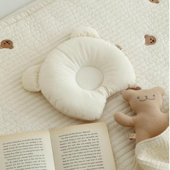 Infant Ergonomic Head-Shaping Cushion Pillow with Bear Ears