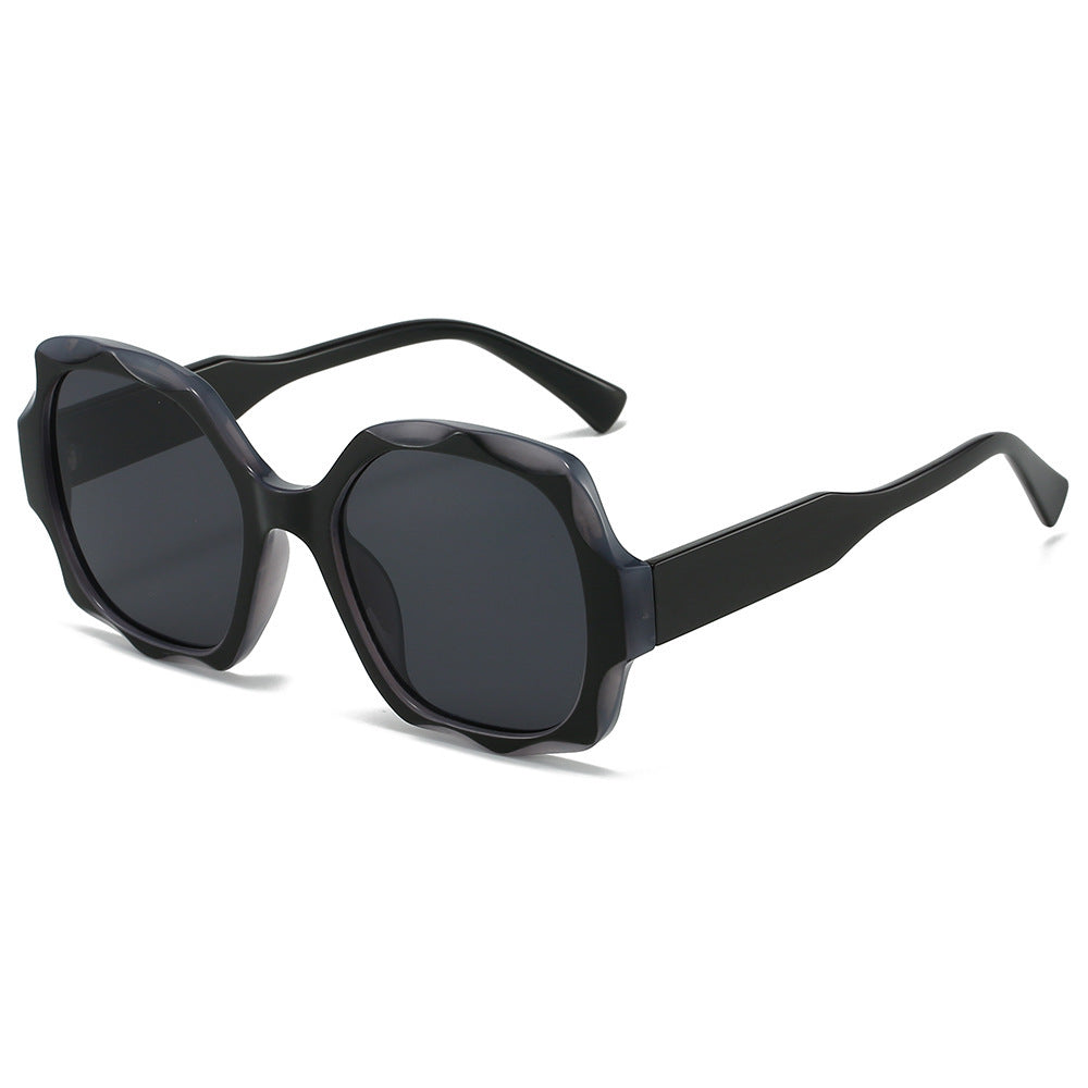 Fashion-Forward Hexagonal Frame Sunglasses Stornfield