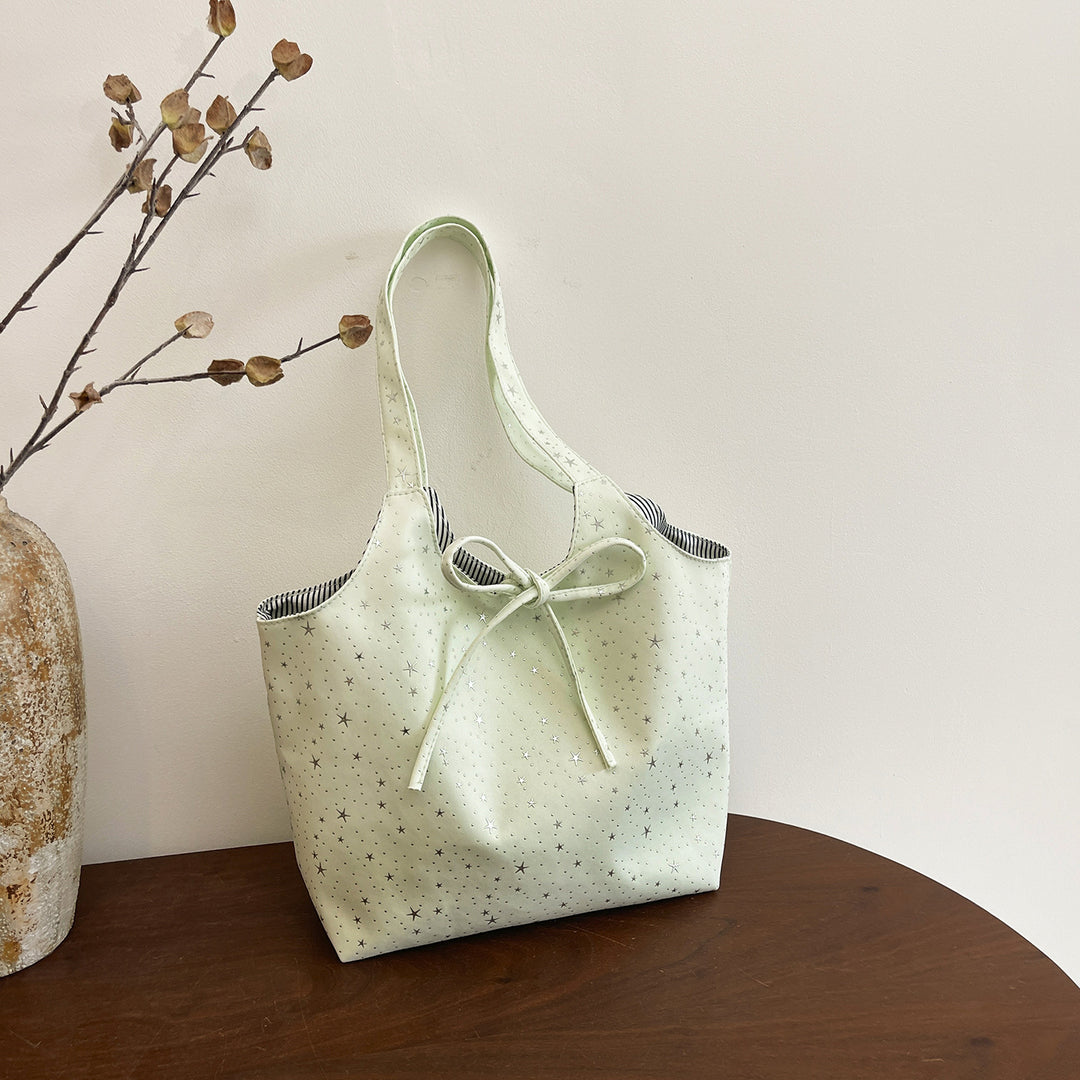 Stylish Multi-Pocket Canvas Tote Bag