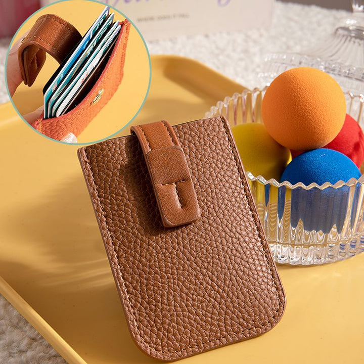 Minimalist RFID-Blocking Leather Card Holder Stornfield