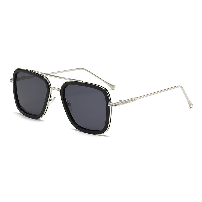 Women's stylish square sunglasses with metallic details Stornfield