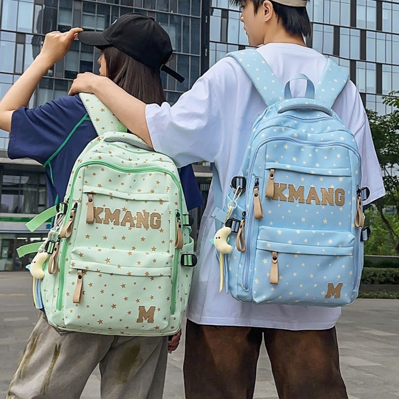 Trendy Star-Patterned Backpack Stornfield