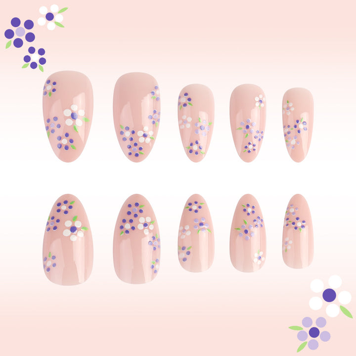Floral Design Press-On Nail Art Set Stornfield 1787543104