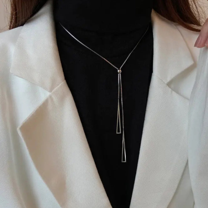Layered Geometric Pendant Necklace Stornfield