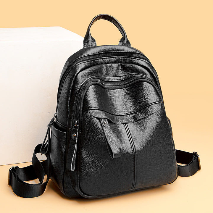 Multi-Compartment Textured Backpack Stornfield