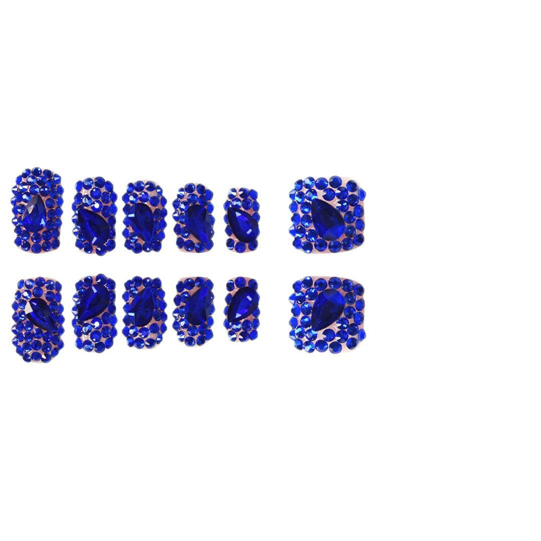 Decorative Rhinestone-Embellished Press-On Nails Stornfield