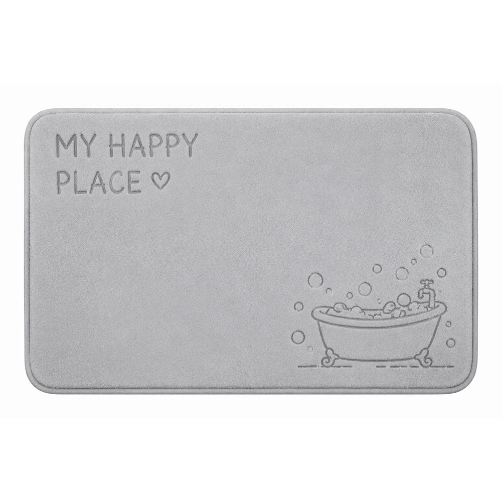 Cartoon-Themed Bathroom Mat