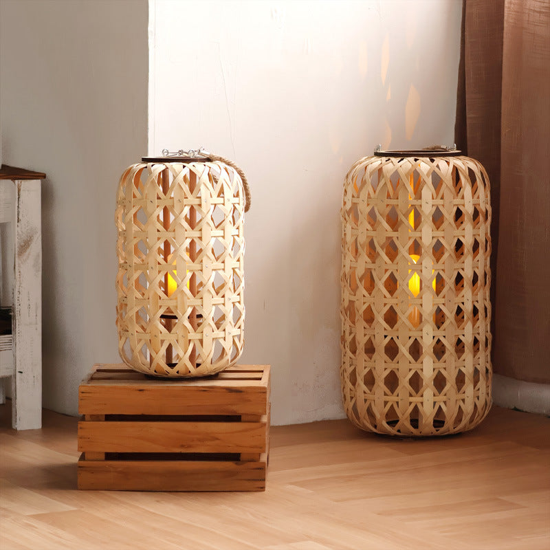 Handcrafted lantern in natural design Stornfield