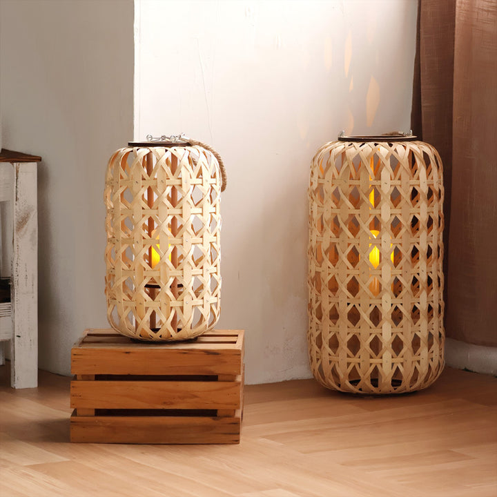 Handcrafted lantern in natural design Stornfield