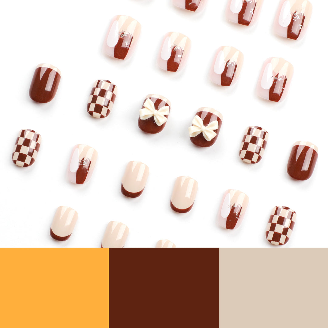 Creative Nail Art with Modern Patterns and Bow Motifs Stornfield