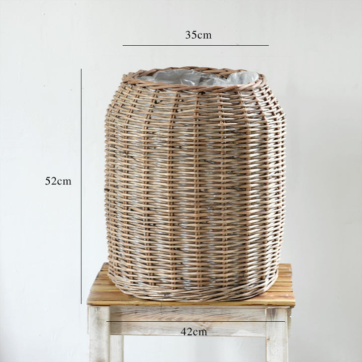 Large Handmade Laundry Basket with Natural Design Stornfield
