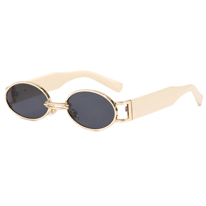 Ladies fashionable sunglasses in oval design Stornfield