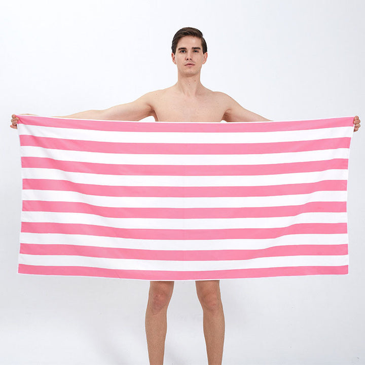 Beach towel with modern, wide stripe pattern Stornfield
