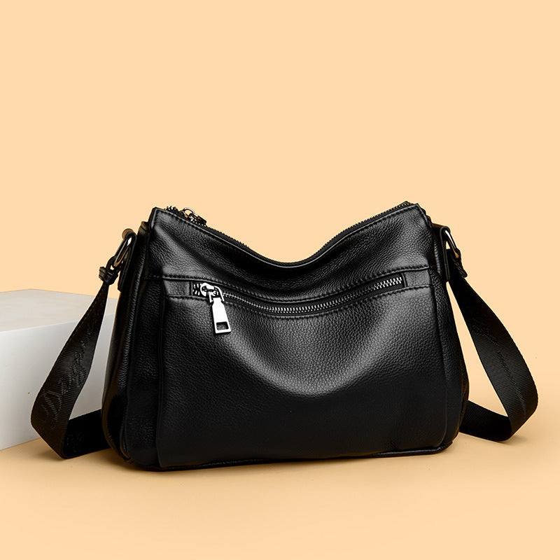 Textured Leather Crossbody Bag Stornfield