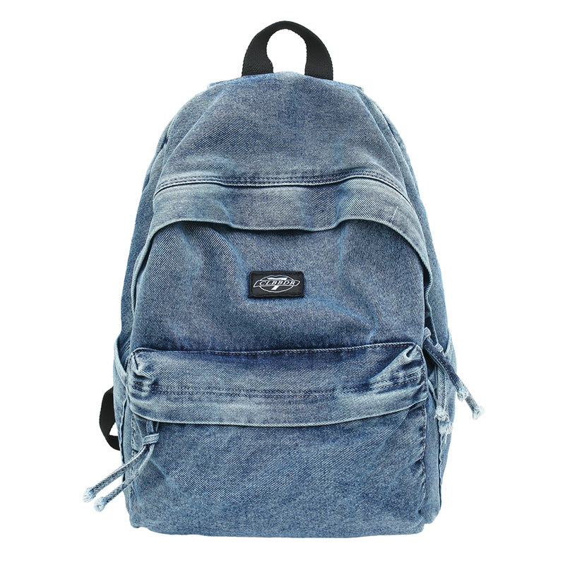Casual Denim School Backpack Stornfield