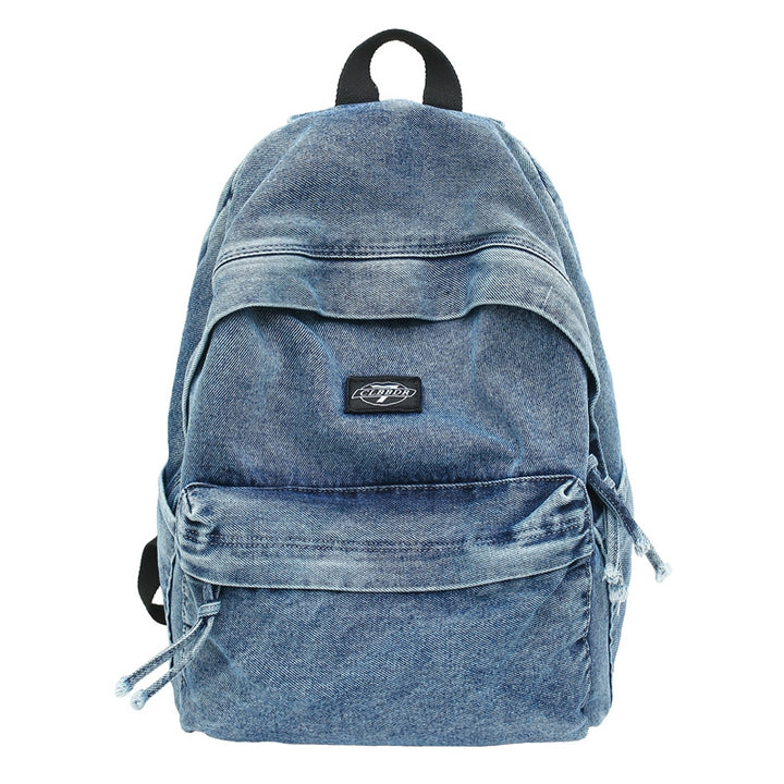 Casual Denim School Backpack Stornfield