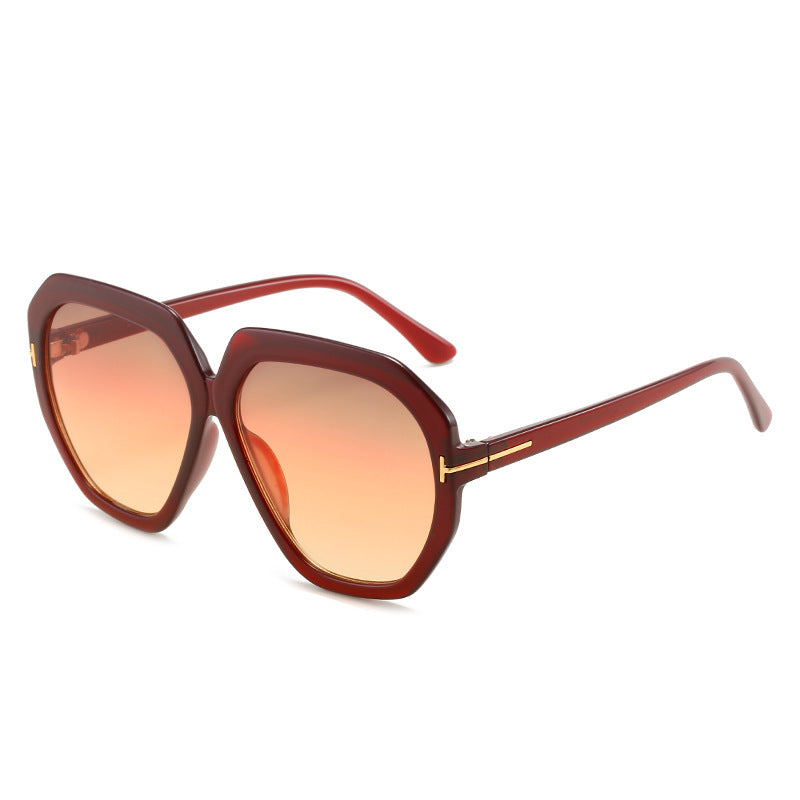 Fashion-Forward Oversized Hexagonal Sunglasses Stornfield