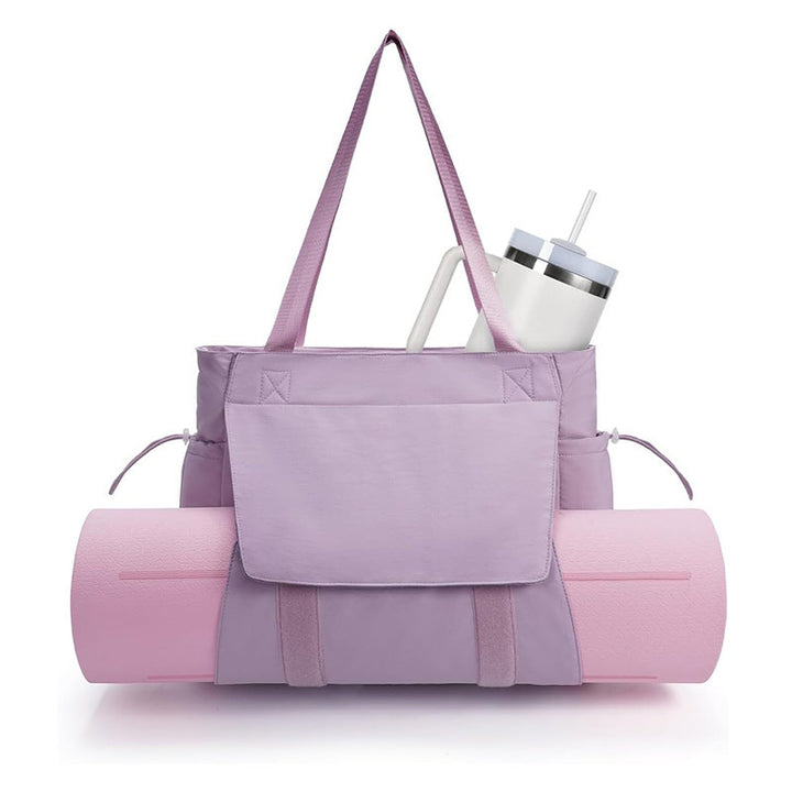 Versatile sports bag with separate yoga mat carrying compartment Stornfield