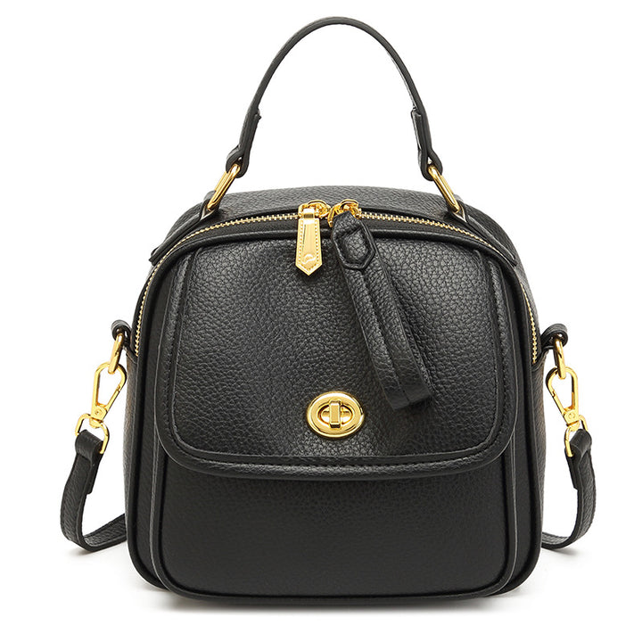 Textured Vegan Leather Crossbody Handbag Stornfield