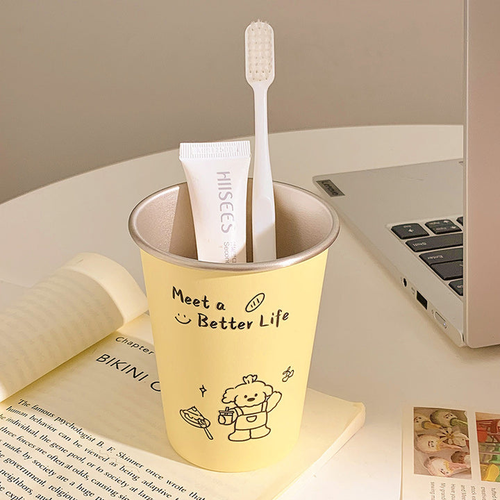 Ceramic mug with cheerful character design Stornfield