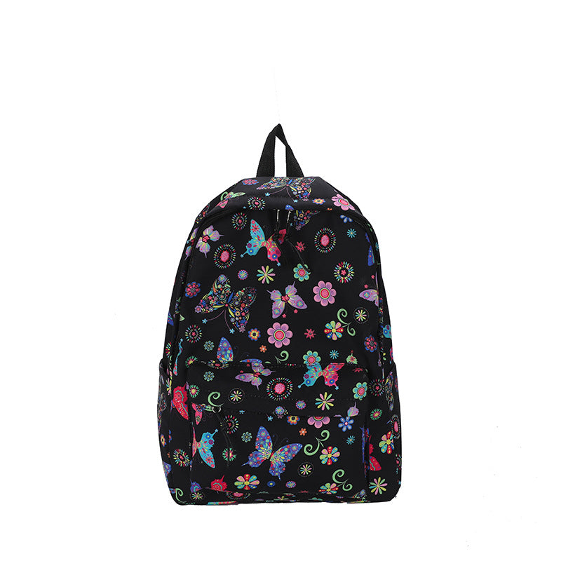 Butterfly Print Casual Backpack Stornfield