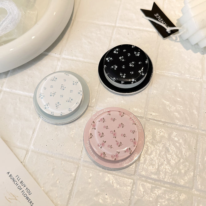 Decorative ceramic coaster with floral design Stornfield